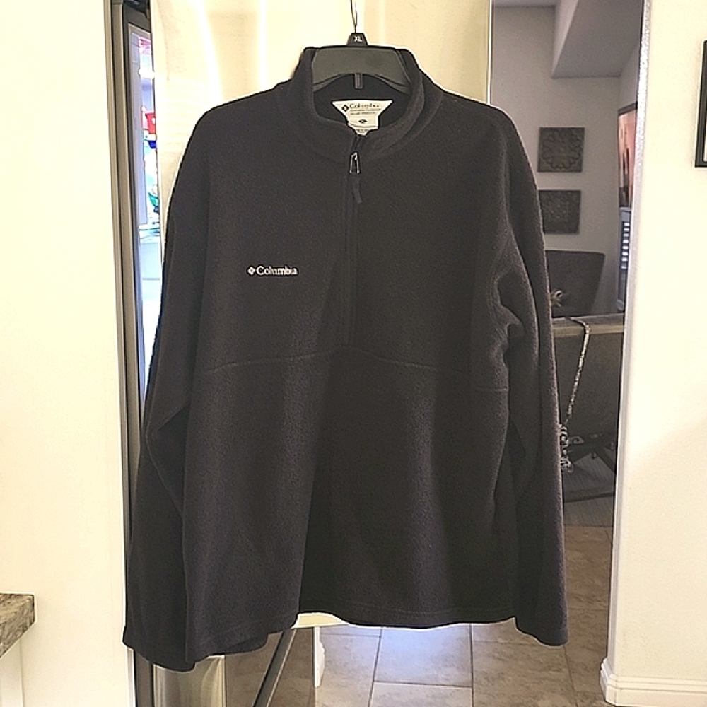 Columbia 1/2 Zip Fleece UNISEX Pullover, Size XL